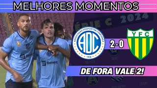 Confiança 2 x 0 Ypiranga | Gols e Melhores Momentos | Série C  2024 (07/07/2024)