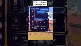 Poco x6 pro PUBG Fps Test..💀💀