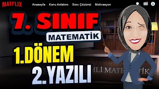 7.Sınıf Matematik 1.Dönem 2.Yazılıya Hazırlık 📝 #yazılıhazırlık