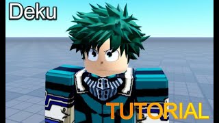 How To Make Izuku Midoriya [Deku] in ROBLOX *easy*