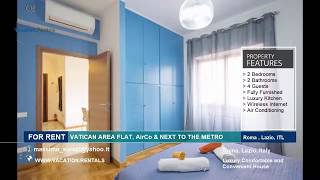 Italy | Vacation Rentals | VATICAN AREA FLAT, AirCo & NEXT TO THE METRO | Roma