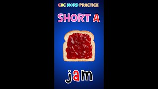 CVC Words - Short 'A' | Talking Flashcards For Kids #shorta #cvca #cvcwords #kids #children #cvc