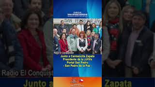 En Radio El Conquistador con Carmencita Zapata Presidente JJVVs Portal San Pedro San Pedro de la Paz