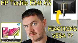 🔨 Secret de l'écran tactile HP Elite Display E24t ! Accède facilement aux vis de fixation VESA 💡