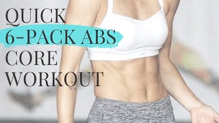 5 MIN QUICK AB WORKOUT | NO EQUIPMENT AT HOME | Nina Elise Yoga & Fitness