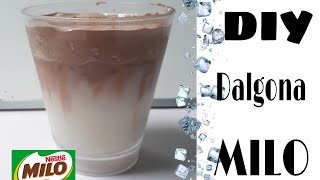 Membuat Dalgona MILO Tanpa Mixer