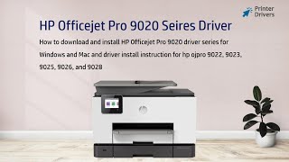 HP Officejet Pro 9020 Driver series | HP Smart app | HP Officejet Pro 9020 Software