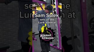 Sam Sulek sets off the Lunk Alarm at Planet Fitness