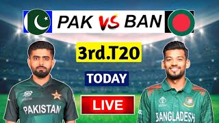 Pakistan vs Bangladesh 3rd T20 Match | PAK vs BAN 2024 |  cricket match today