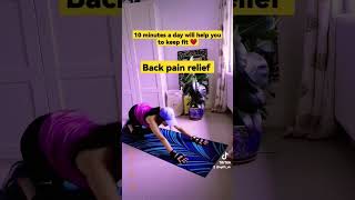 Back pain relief Homeworkout