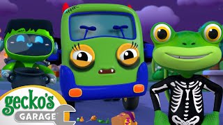 Baby Truck Trick or Treat! | Gecko's Garage | Trucks For Children | Halloween Cartoons For Kids