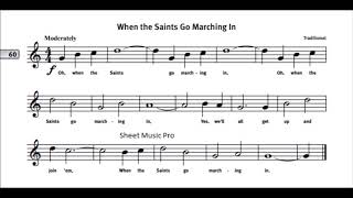 When the Saints Go Marching In #60||The Yamaha Advantage for Recorder OST 60