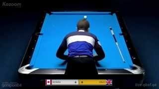 John Morra vs Mark Gray Ending | Last 32 2015 World 9-ball Pool Championship