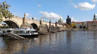 Beautiful River with Bridge