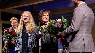 Mia Farrow & Patti LuPone - The Roommate Opening Night with special guests for curtain call