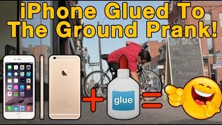 New iPhone 6 Glued to the Ground Prank