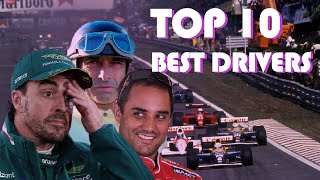 Top 10 best drivers in Formula 1