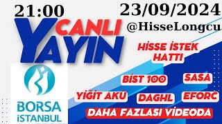 HİSSE ANALİZLERİ CANLI YAYIN - HİSSE İSTEK HATTI - BORSA