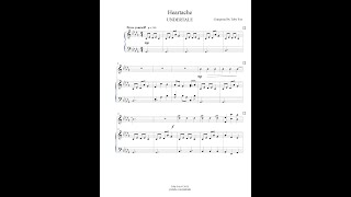 Heartache | Undertale - Piano Duet Sheet Music