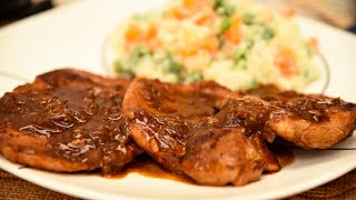 Increíble Receta de Chuletas de Cerdo con Salsa de Coca Cola - Chuletas de Cerdo en Salsa