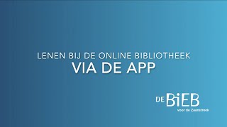 Gebruik online bibliotheek jeugd via de app