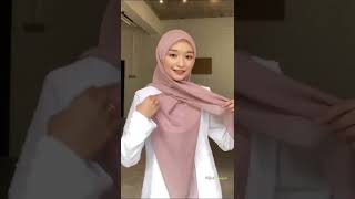 Tutorial Hijab Segi Empat Menutup Dada Untuk Remaja