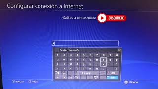 Conectar red WIFI con PS4 (Connect WIFI network with PS4) 2020