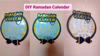 DIY Ramadan Calendar 📆 | Ramadan Home Decorations DIY | Ramadan Craft | Eshu Art&Craft #diy #crafts