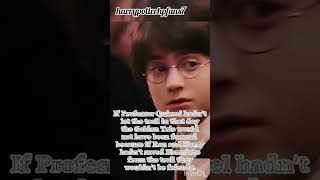 Spitting Facts Until Christmas Part 5/8 #goldentrio#quirell#professor #hogwartsismyhome