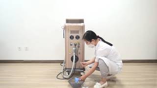 2020 1200W laser hair removal with screen handle-- installation part