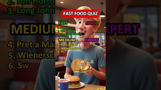 How well do you know fast food? #shorts #quiz #trivia