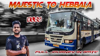 BMTC Bus Ride from Kempegowda Bus Station to Hebbala | Bangalore Travel Vlog