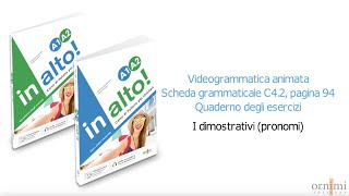 C4.2 I dimostrativi pronomi (Videogrammatica in alto! A1-A2)