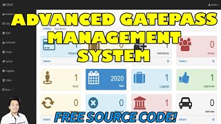 Advanced Gatepass Management System using PHP MySQL | Free Source Code Download