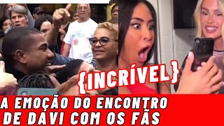 {INCRÍVEL}EMOÇÃO NO ENCONTO DE DAVI COM OS FÃS, E ISABELE QUER  MUITO CONHECER LUIZA BRUNET PESSOA!!