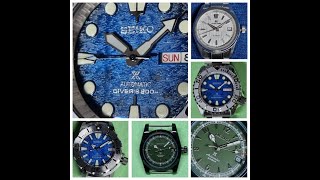 SEIKO Mod. - Monster, SKX007, Белая Берёза, Чёрный Альпинист