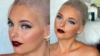 FALL MAKEUP 2015 DARK CHERRY LIPS