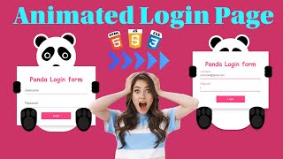 How to Build an Animated Login Form using HTML CSS & JS | Step by Step Tutorial