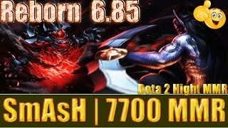 Dota 2 reborn 6 85 SmAsH 7700 MMR Shadow Fiend 28min Six Sloted Ranked Match Gameplay!