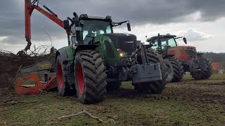 Hackschnitzel häckseln | Fendt 927 Vario | Mus-Max WoodTerminator | Brennholzhandel Amann | Auburger