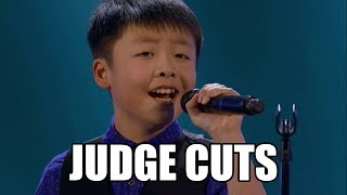 Jeffrey Li song by"One Moment In Time"America's Got Talent 2018 Judge Cuts｜GTF