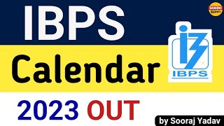 IBPS Calendar 2023 OUT 🔥🔥🔥