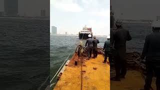 Karachi Jahaz ko nikal Liya gya | cargo ship stuck karachi | ship stuck karachi today news