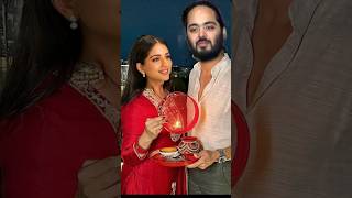 Radhika Merchant Karvachaut Celebration With Husband Anant Ambani 😍