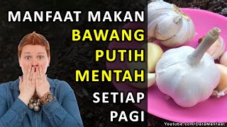 MANFAAT TERSEMBUNYI JIKA RUTIN MAKAN BAWANG PUTIH MENTAH