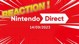 🔴REACTION NINTENDO DIRECT 14 SEPTEMBRE 2023