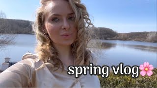 Spring vlog 🌸 firs outdoor photoshoot in this year 📸