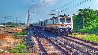 Dangerous🔥Crossing130 Kmh Ranchi SHATABDI+ Kanchanjungha+Chambal+Amritsar Mail Attack Indian Railway