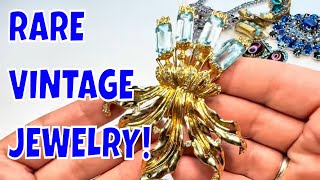 Gorgeous RARE Vintage Jewelry Collection!  Hobe - Sherman - Haskell - Austria - Schiaparelli