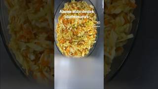 Beyaz lahana salatası #keşfet #food #keşfetedüş #shortvideo #salatatarifleri #aboneolurmusunuz#sun